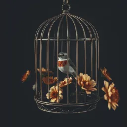 In this cage