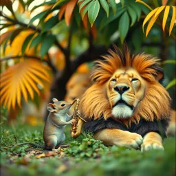 Lion and the mouse