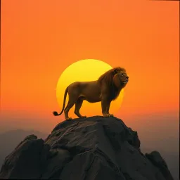 Lion King stone