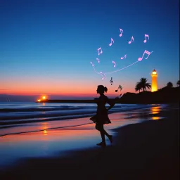Azul en la Playa