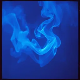 Fadeing in blue