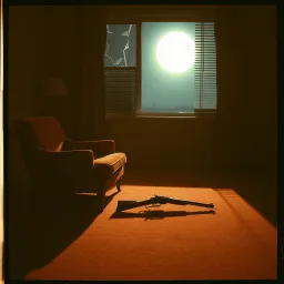 watching you through peaked blinds