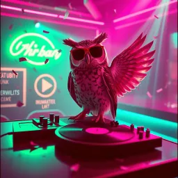 Die Eule im Club