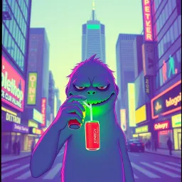 High on a Monster Caffeine