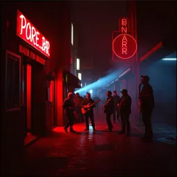 Rue Heriot en Feu