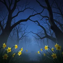Daffodils in the Dark