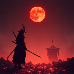 Blood moon rising