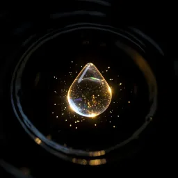 A droplet of light
