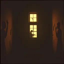 Houses of empty rooms
