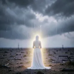 Lady in White