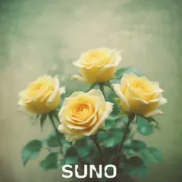 3 yellow roses
