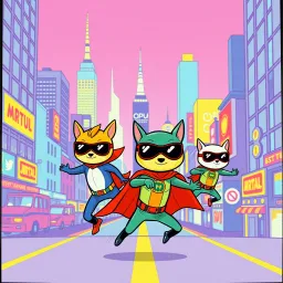 The Super cat Pingu show Theme song