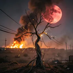 Fire in the sky