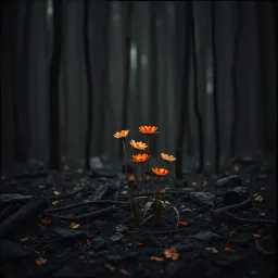 Ashes in bloom