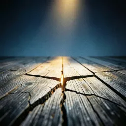“light through the cracks”