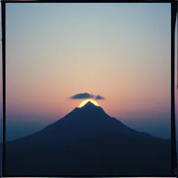 Waiting by the mountainside for you