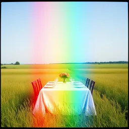 Rainbow up there