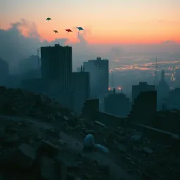 Staub über Gaza