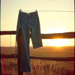 Those tight blue jeans