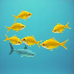 Cinco Peixinhos dourados