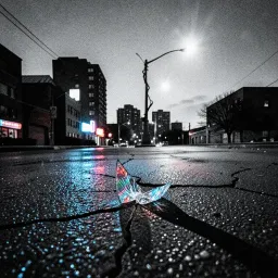 Kırık cam parçası