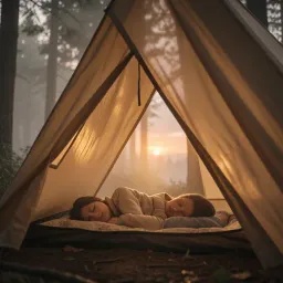 Pup Tent at Dawn