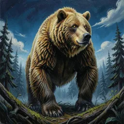 Bear in the Doorway