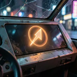 Orange Arrow Up
