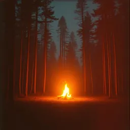 Embers at dusk