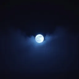 The moon is gone