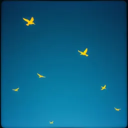 A bird in the night