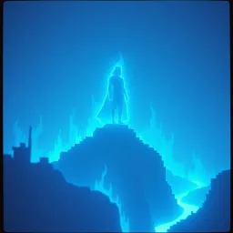 AzurioSan blue flames