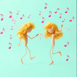 Două blonde pe tik tok