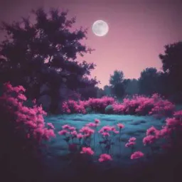 Moonlight sky
