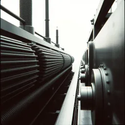 Schwarz und Stahl