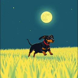 Run Little Dachshund, Run!