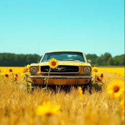 Sunflowers and roses