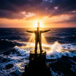 I hold the light