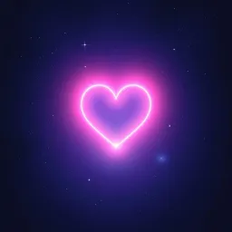 Our Two Hearts United In Space