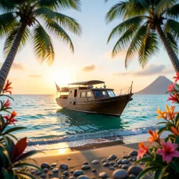 Piña Colada Sunset