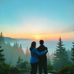 Blue & Evergreen