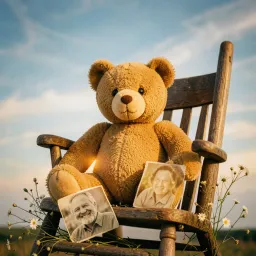 Holding My Teddy Bear