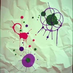 Splatter blatter pissin on paper