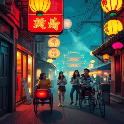 Cinq Amis au Sichuan
