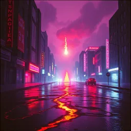 fire in the rain (grunge)