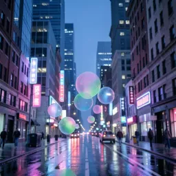 City lights