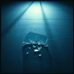 Broken on the floor
