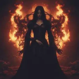 In love with the devil.