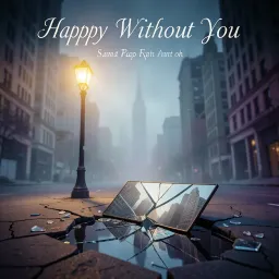 Happy without you