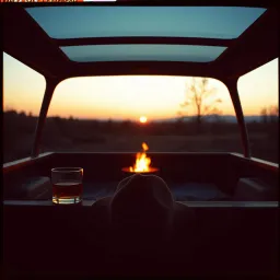 Sunset in My Whiskey